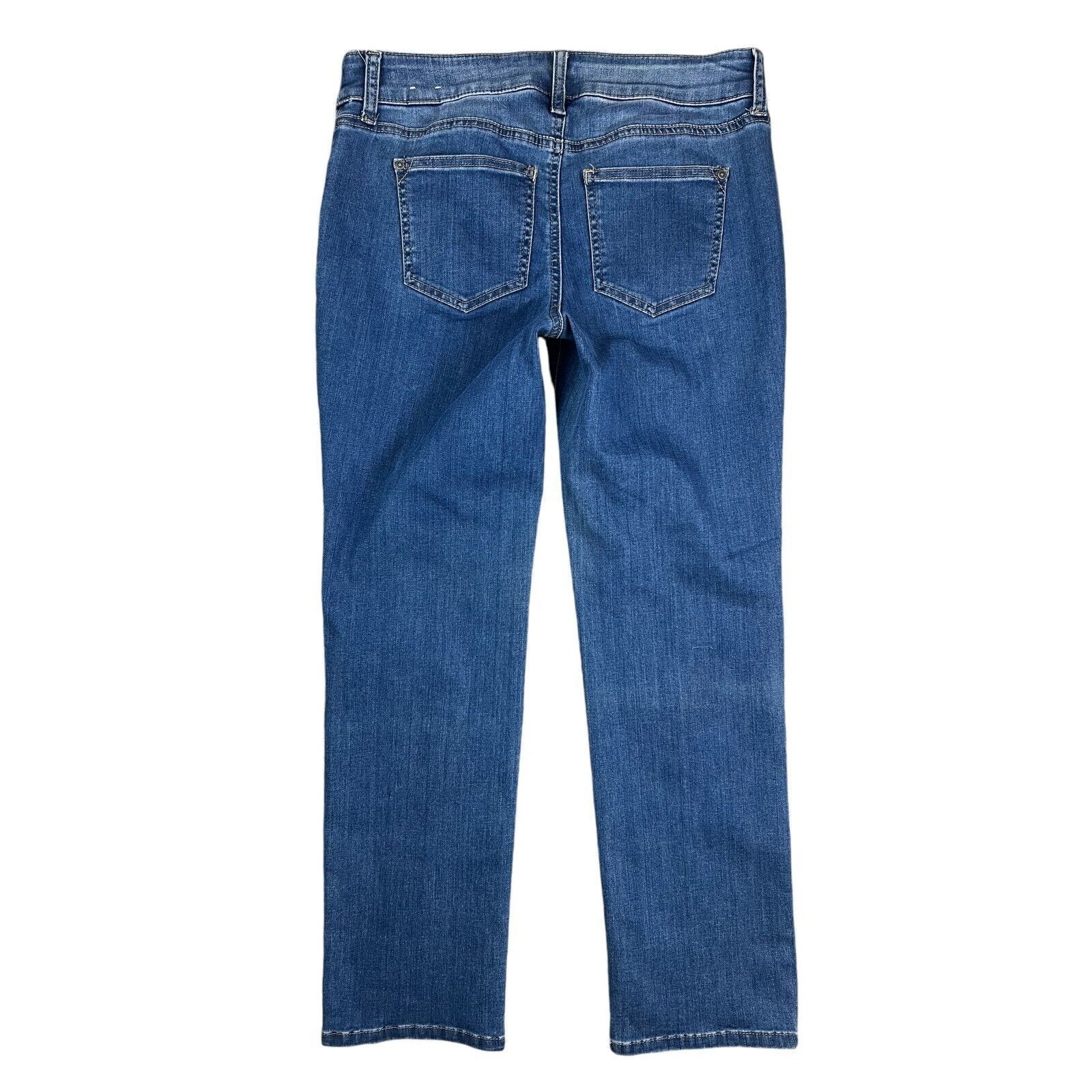 Chico's Mid-Rise Ankle Straight Leg Jeans Size Us 4 Short (Chico's 0s) — image 2 of 8